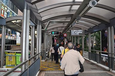 HongKong Island - Mid-levels Escalator
