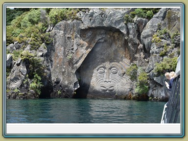 Maori Rock Carvings, Lake Taupo (NZL)