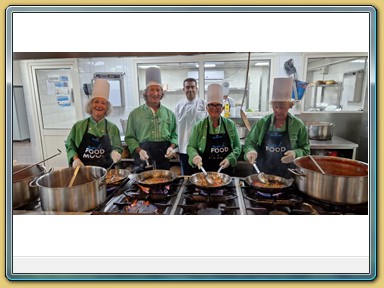 Kochkurs unserer "Mädels" im Breakers.