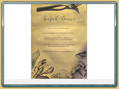 The Breakers Diving & Surfing Lodge
- Seafood Dinner am Hotelstrand -
