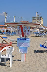 Viareggio - Strand (Italien)