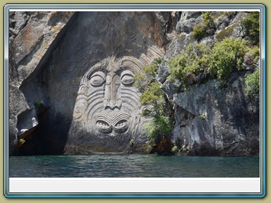 Maori Rock Carvings, Lake Taupo (NZL)